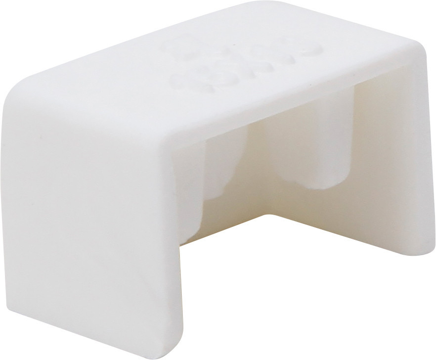 Kopp Kabelkanaal toebehoren Eindstuk Voor goot, breedte kanaal: 10MM, wit, 4ST