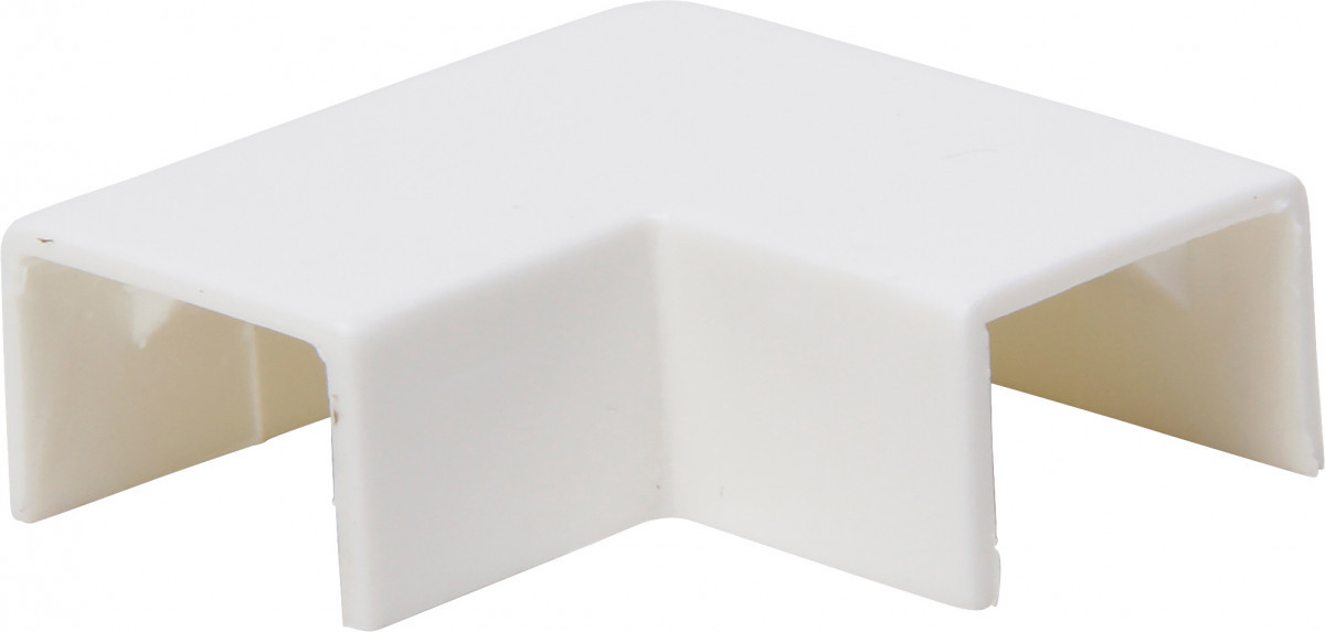 Kopp Kabelkanaal toebehoren Hoekstuk Goot, vlak, breedte kanaal: 10MM, wit, 4ST