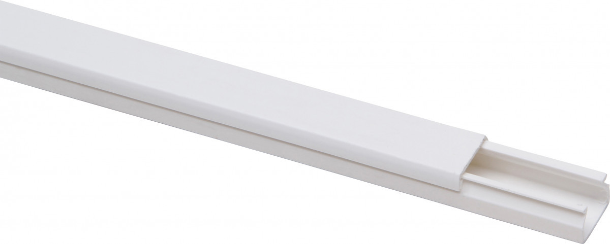 Kopp Kabelkanalen Kabelkanaal 15x10 MM, deksel en kleefstrip, 2M, wit