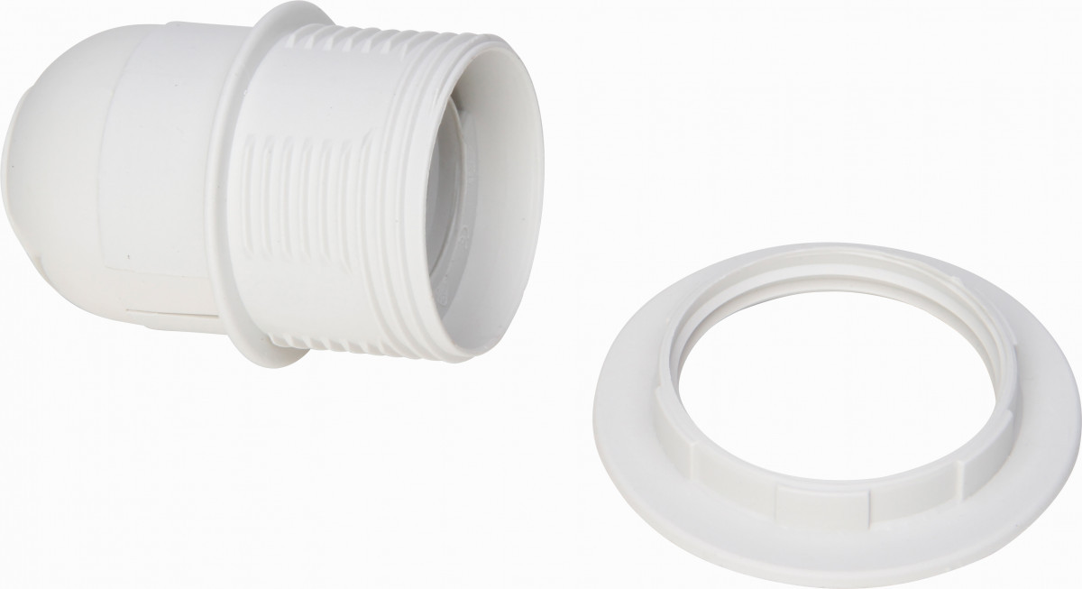 Kopp Lamphouders Lamphouder E27 met ring wit