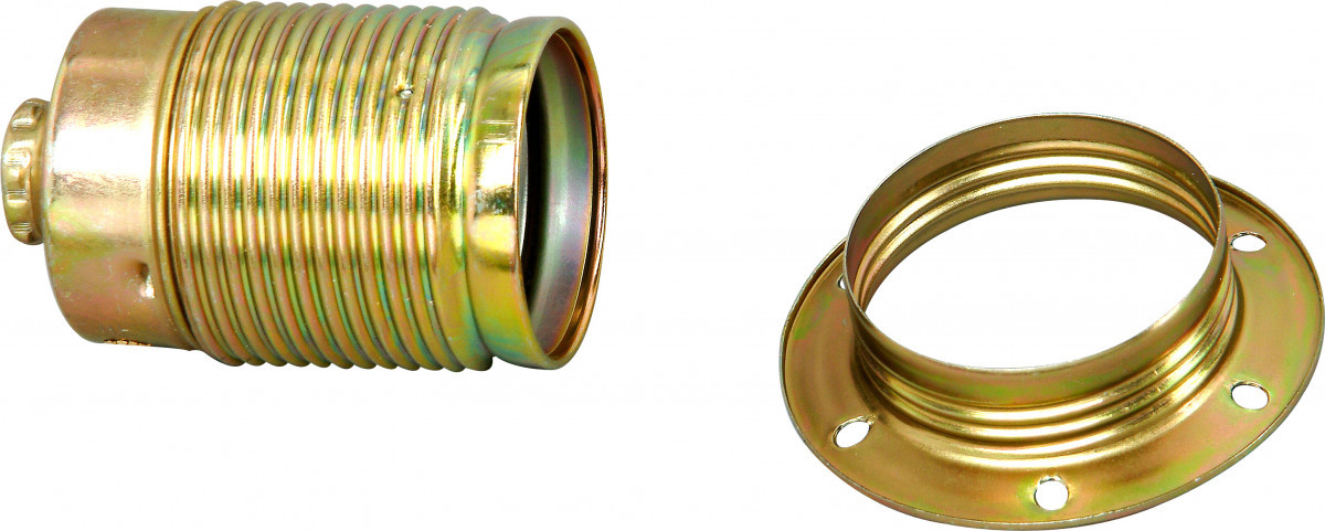 Kopp Lamphouders Lamphouder E27 metaal met ring messing