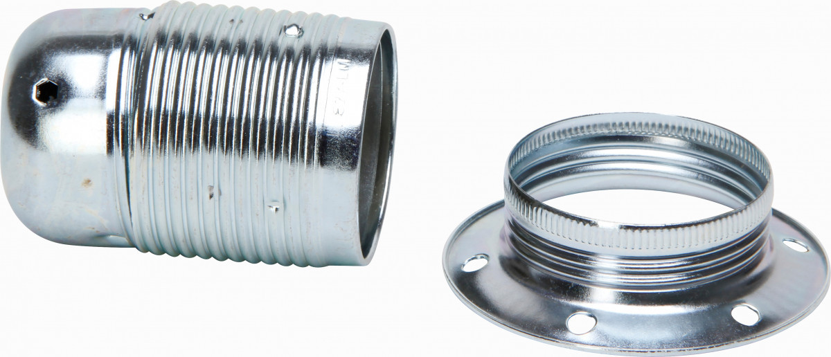 Kopp Lamphouders Lamphouder E27 metaal met ring chroom