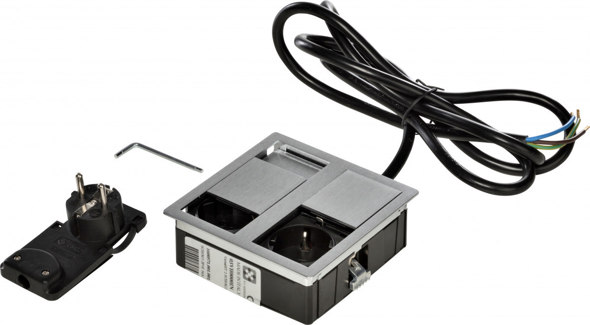 Kopp ASA Versahit Dual, 2V ra 2M RVS geborsteld