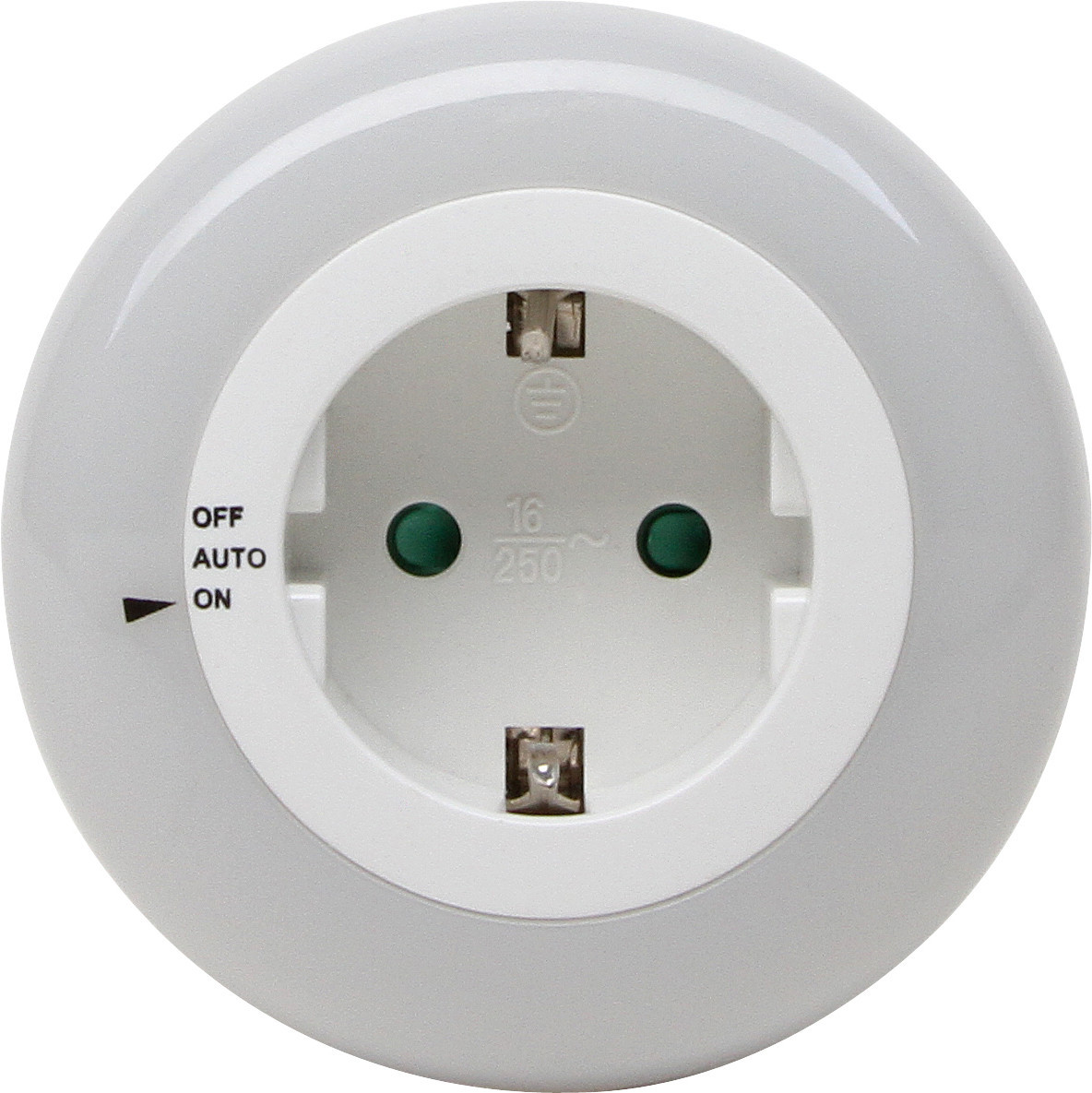 Kopp Nachtlampen & Orientatielampen Led Nachtlampje met 3 led's, met schemersensor, wit verlichting, stopc