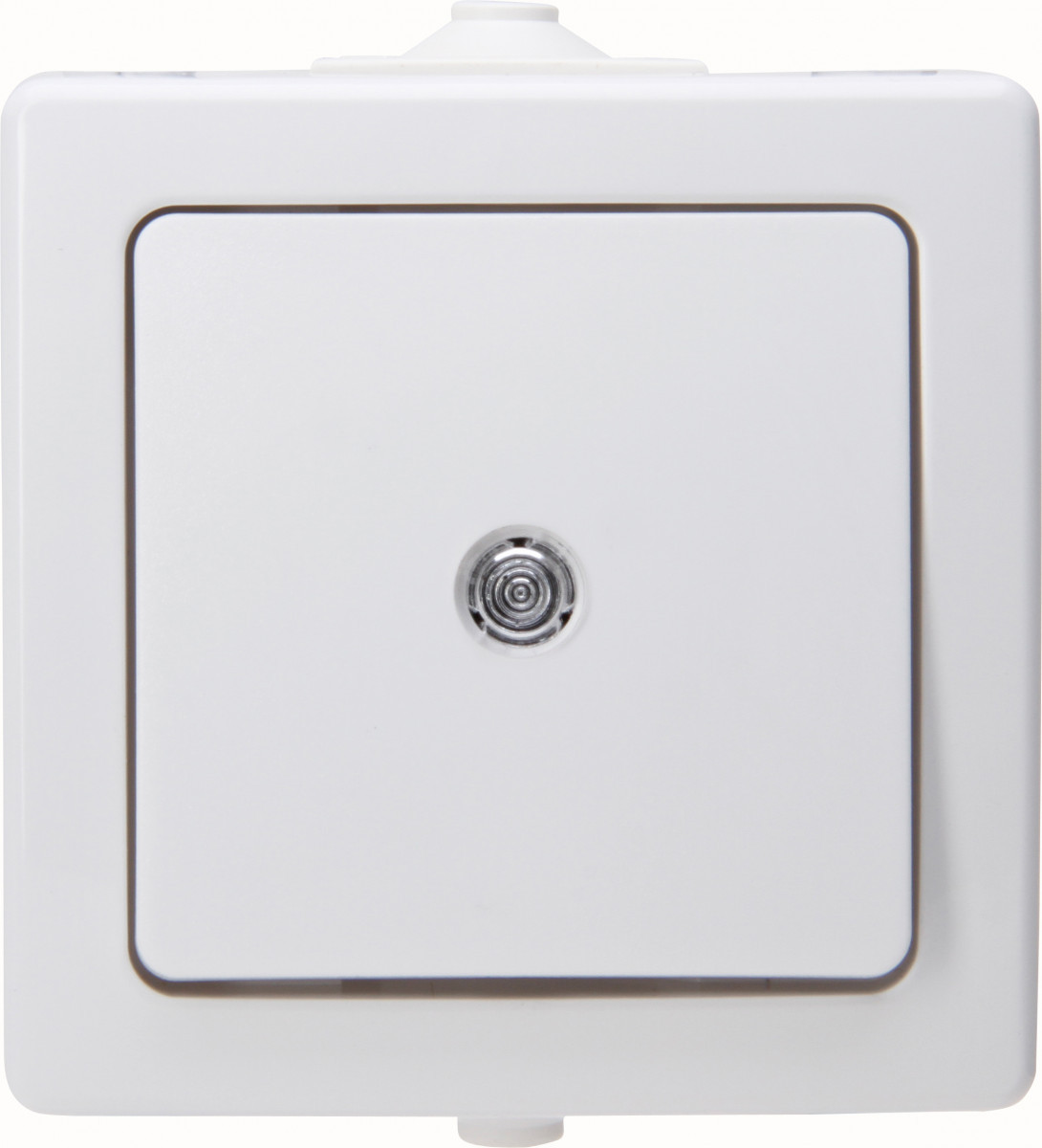 Nautic - drukschakelaar wissel ip44 arctic wit