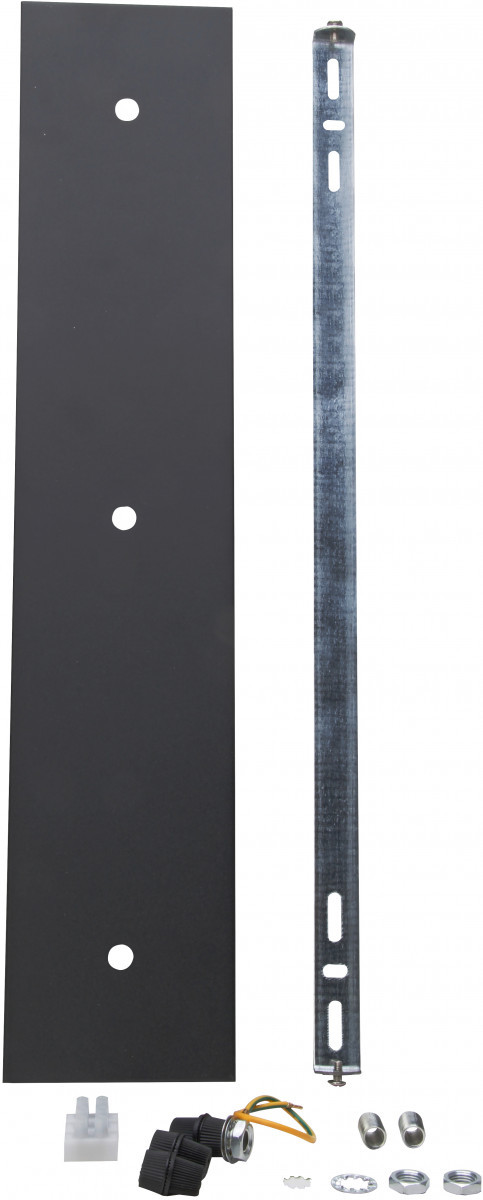 Kopp Plafondkappen Metalen Plafondkap, 470x95mm, zwart