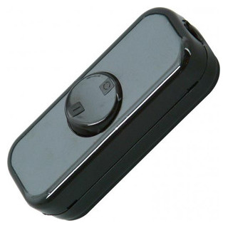 Kopp Snoerschakelaar 2P voor plat- en rond kabel los zwart