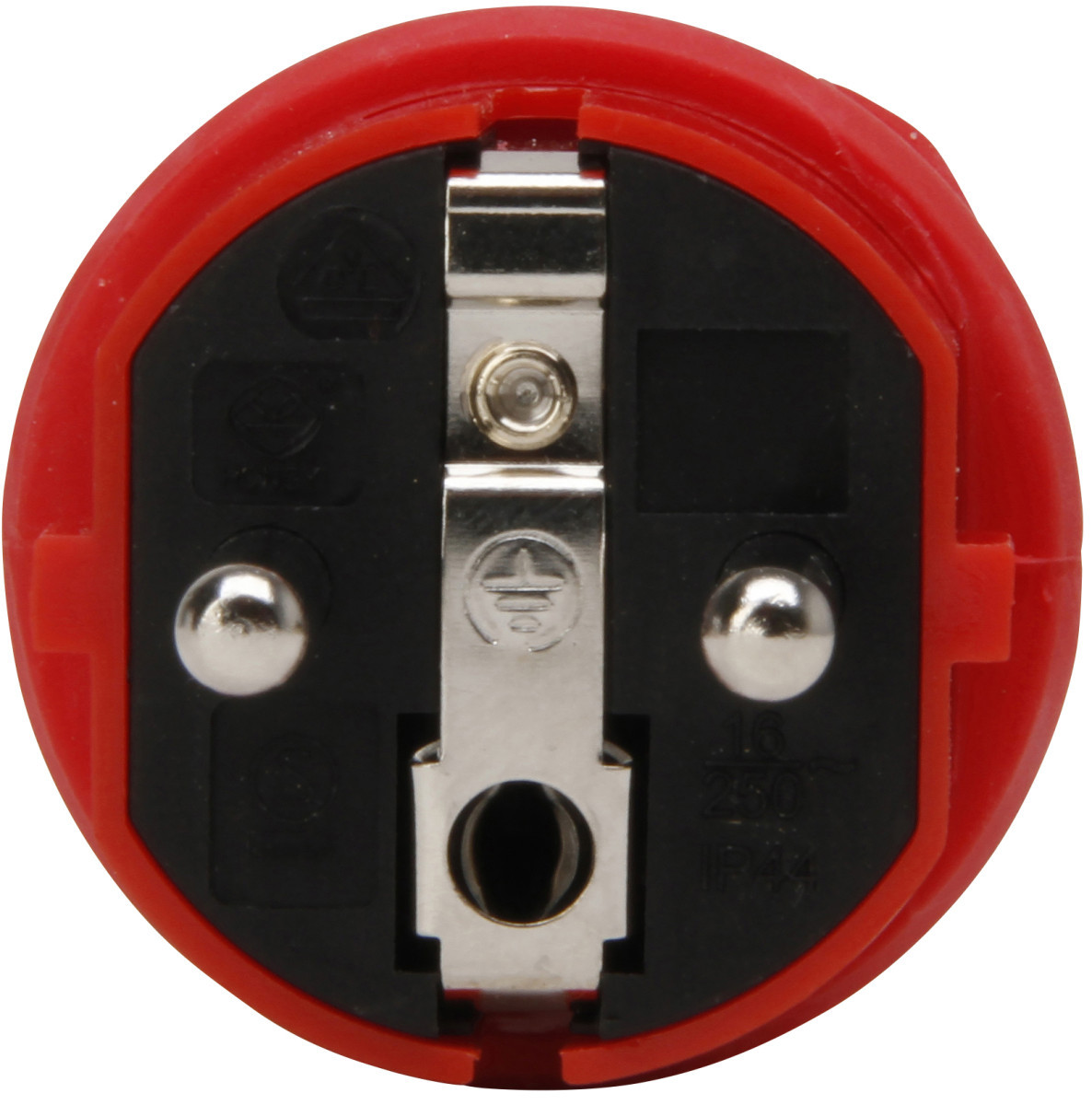 Kopp Stekkers & contrastekkers Stekker Ra, rubber, cee 7/vii ip20 16a, rood