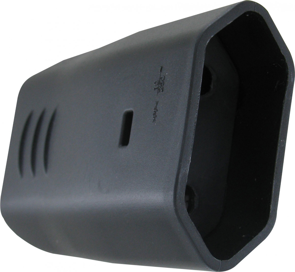 Kopp Stekkers & contrastekkers Contrastekker Euro, kunststof, 2,5a, zwart 2-pack