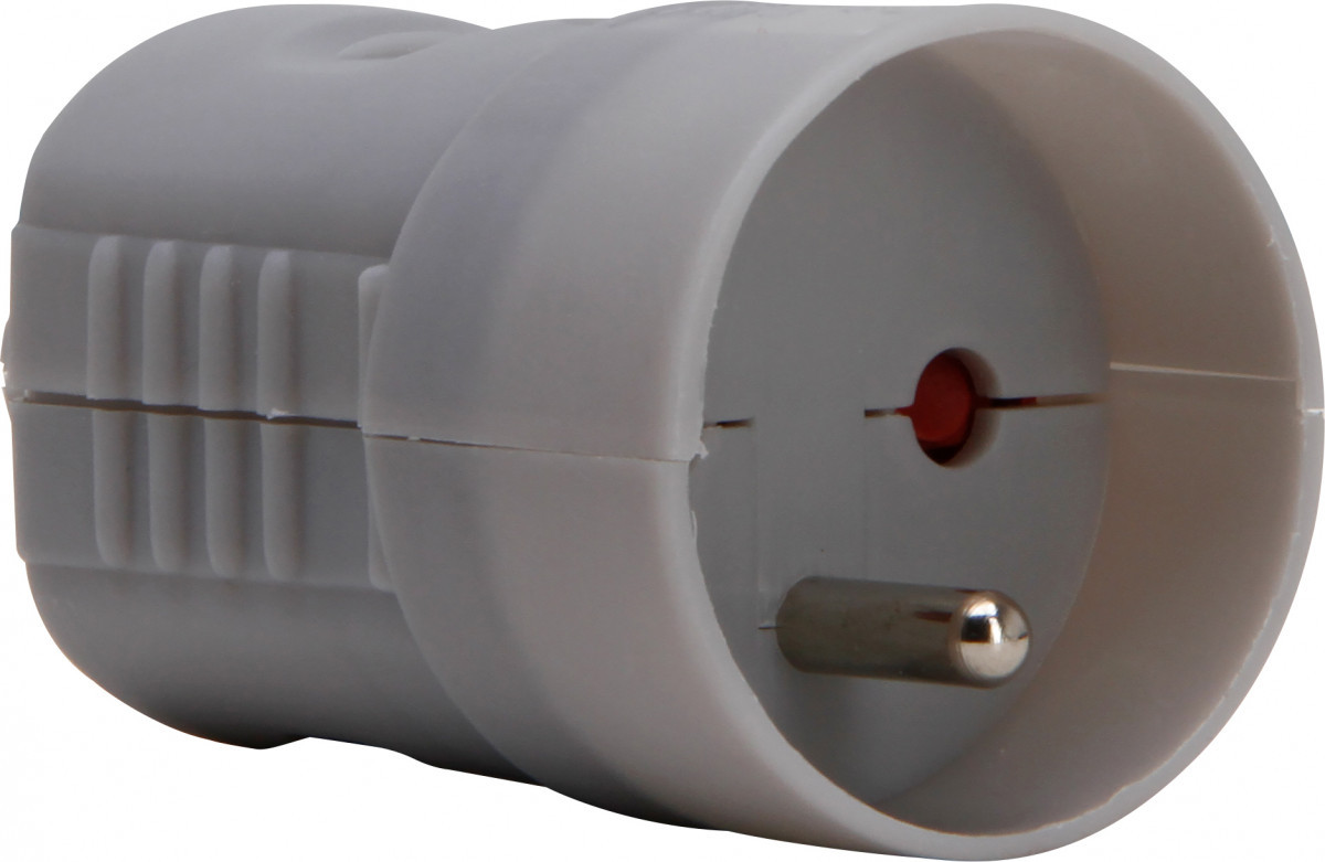 Kopp Stekkers & contrastekkers Contrastekker Pa SH, kunststof, grijs