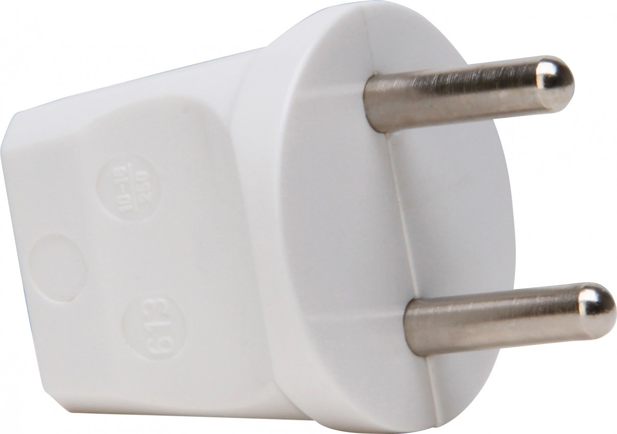 Kopp Stekkers & contrastekkers Stekker Za, kunststof, wit