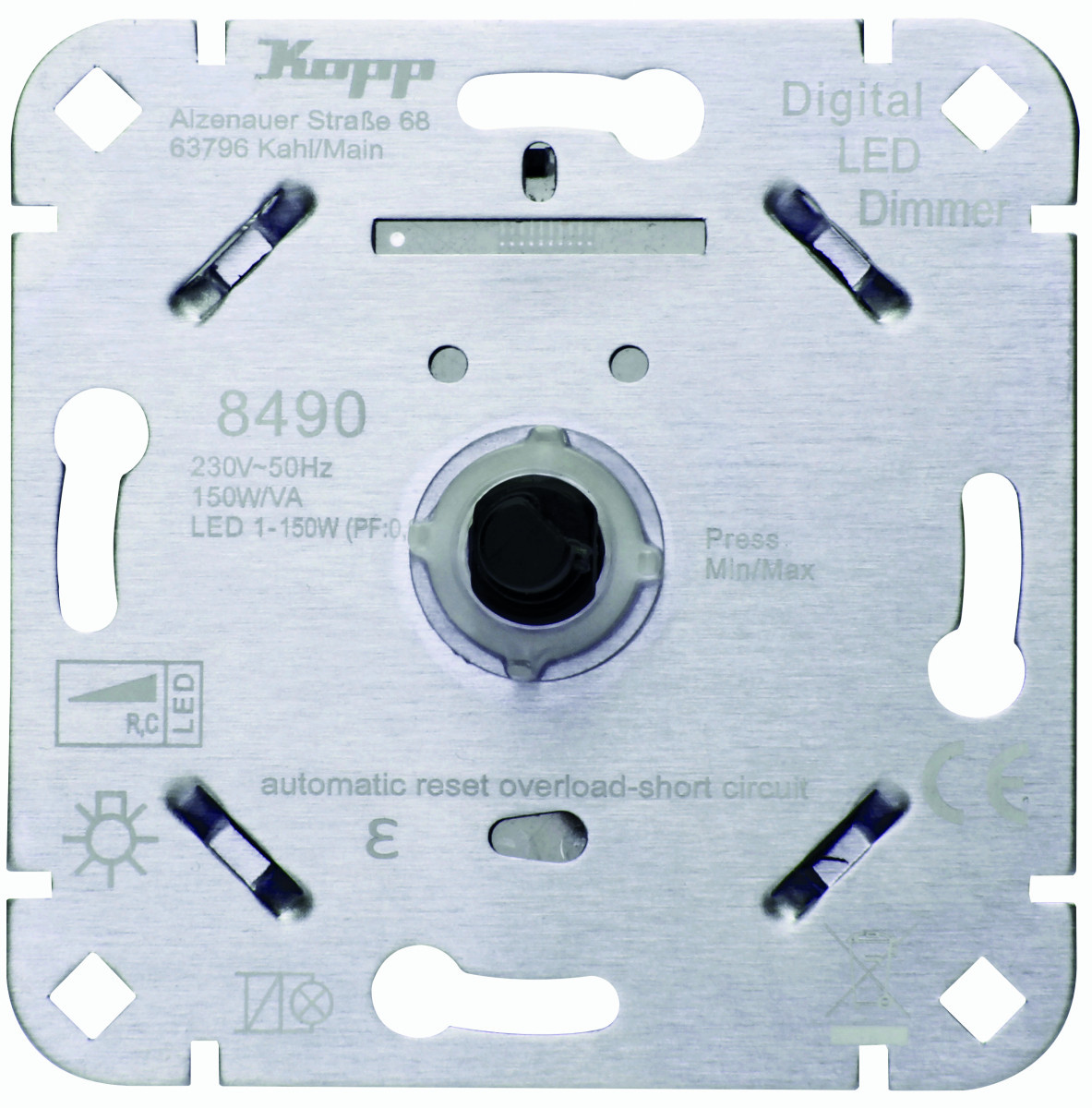 Kopp TechnikCenter Technikcenter - universeel led dimmer RC 1-150W