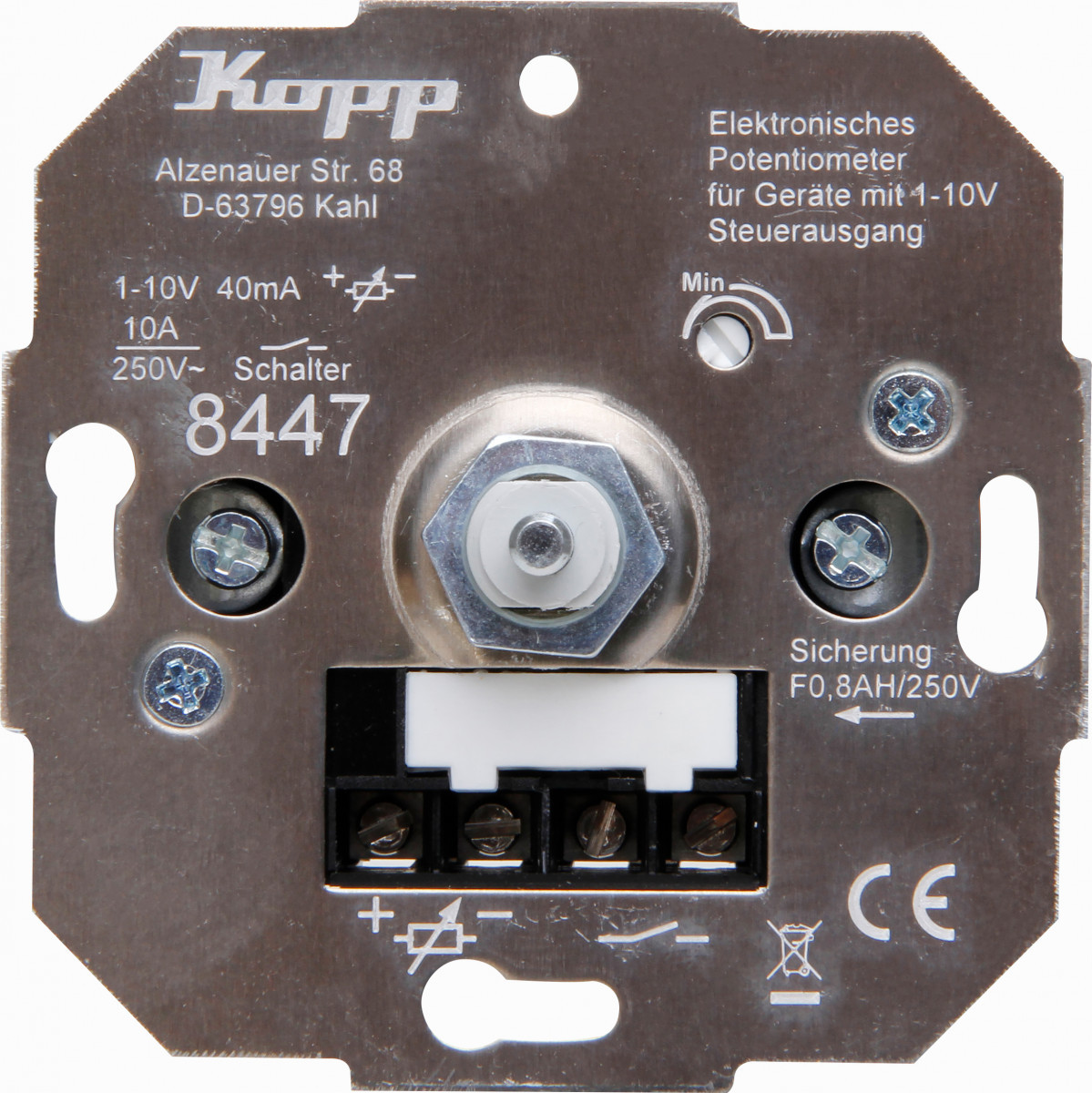 Kopp Sokkel en basis elementen Sokkel Dimmer ecg 1-10V