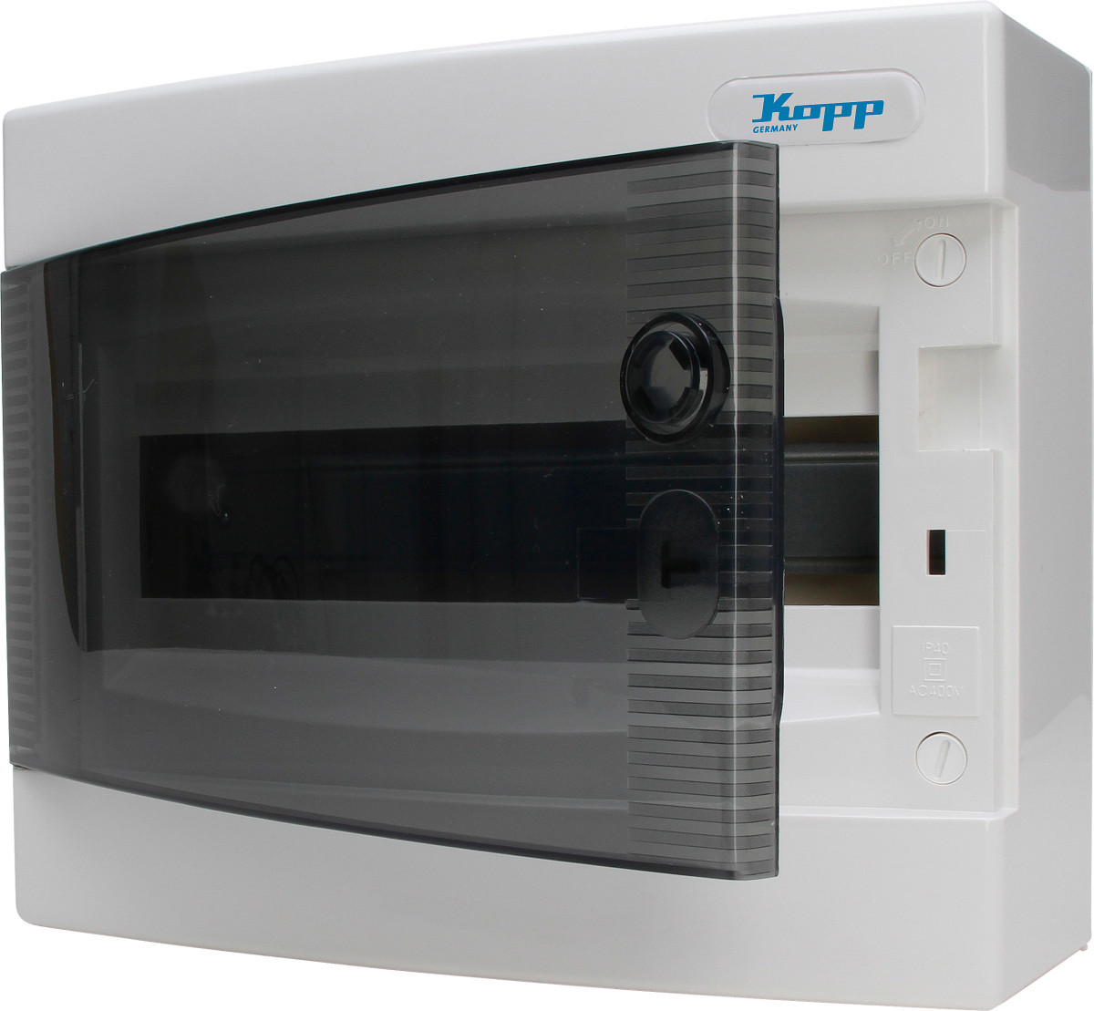 Kopp Verteilerkästen Groepenkast, opb., ip40, 12 pos. grijs/getint