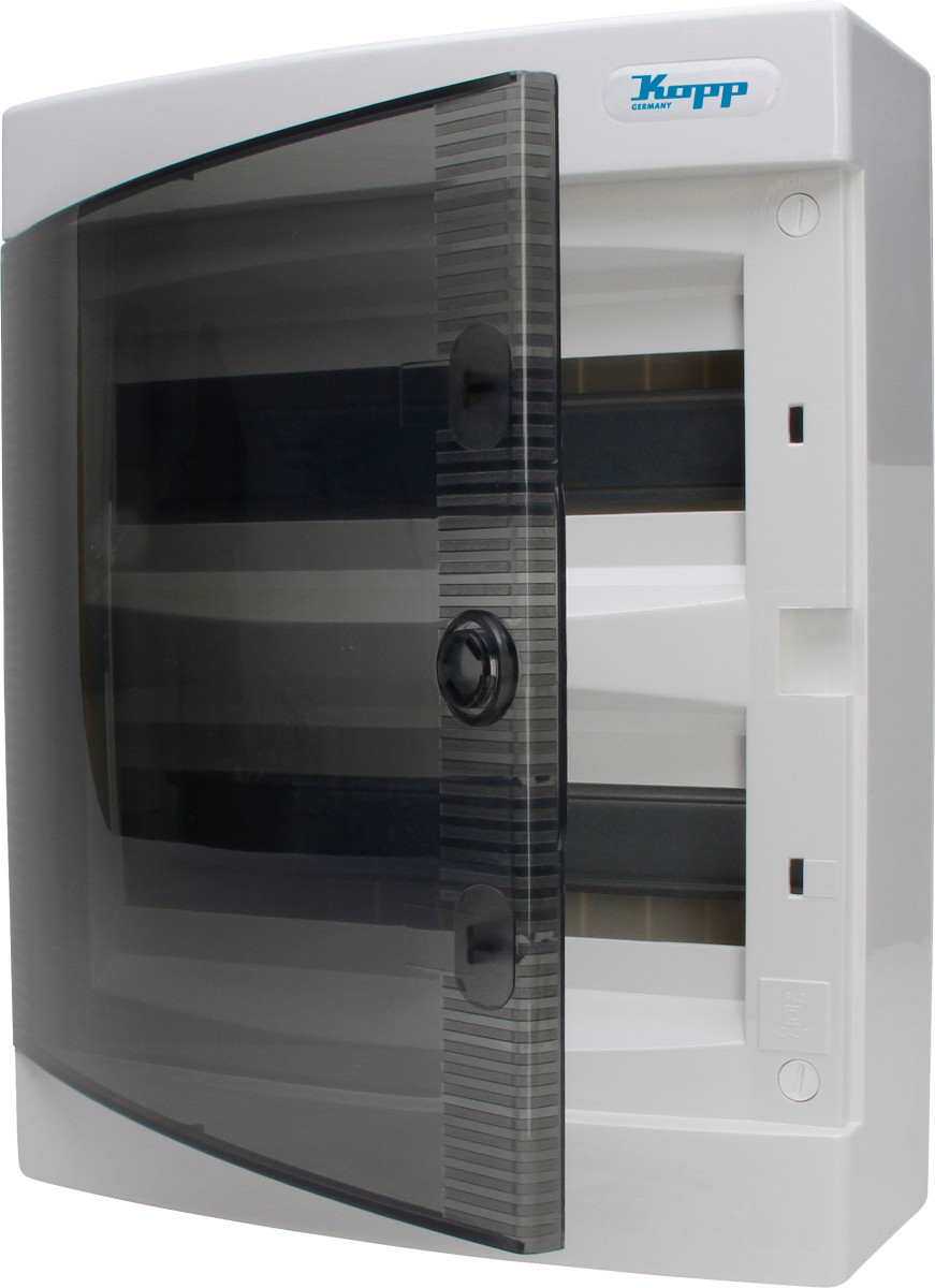 Kopp Verteilerkästen Groepenkast, opb., ip40, 24 pos. grijs/getint