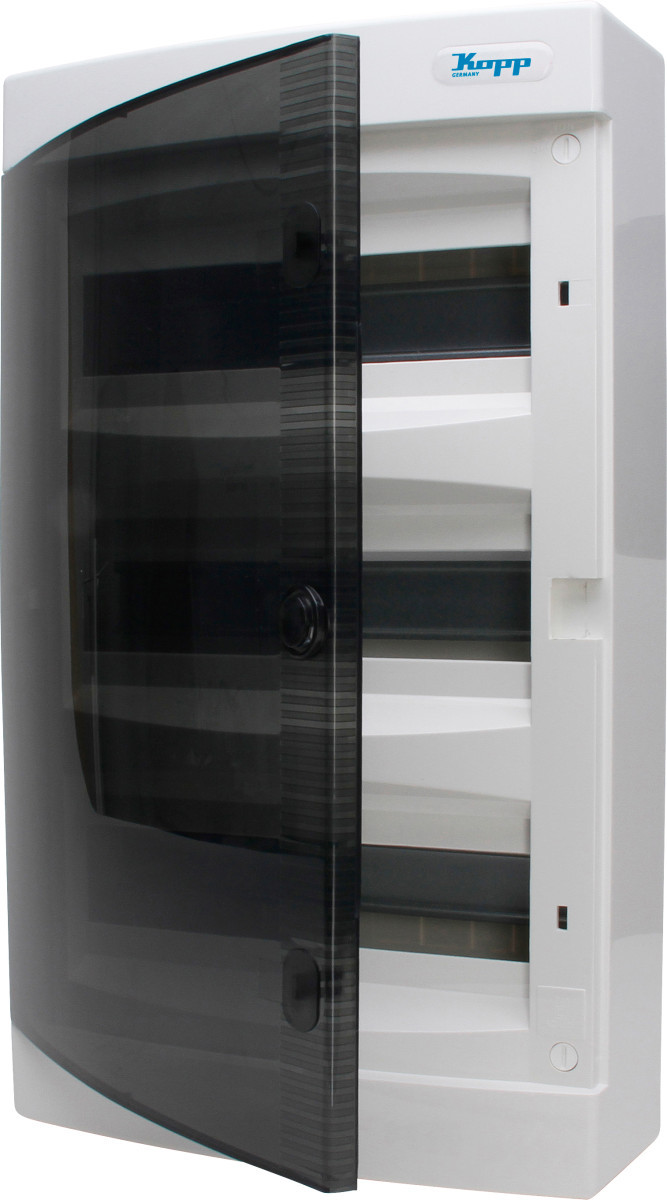 Kopp Verteilerkästen Groepenkast, opb., ip40, 36 pos. grijs/getint