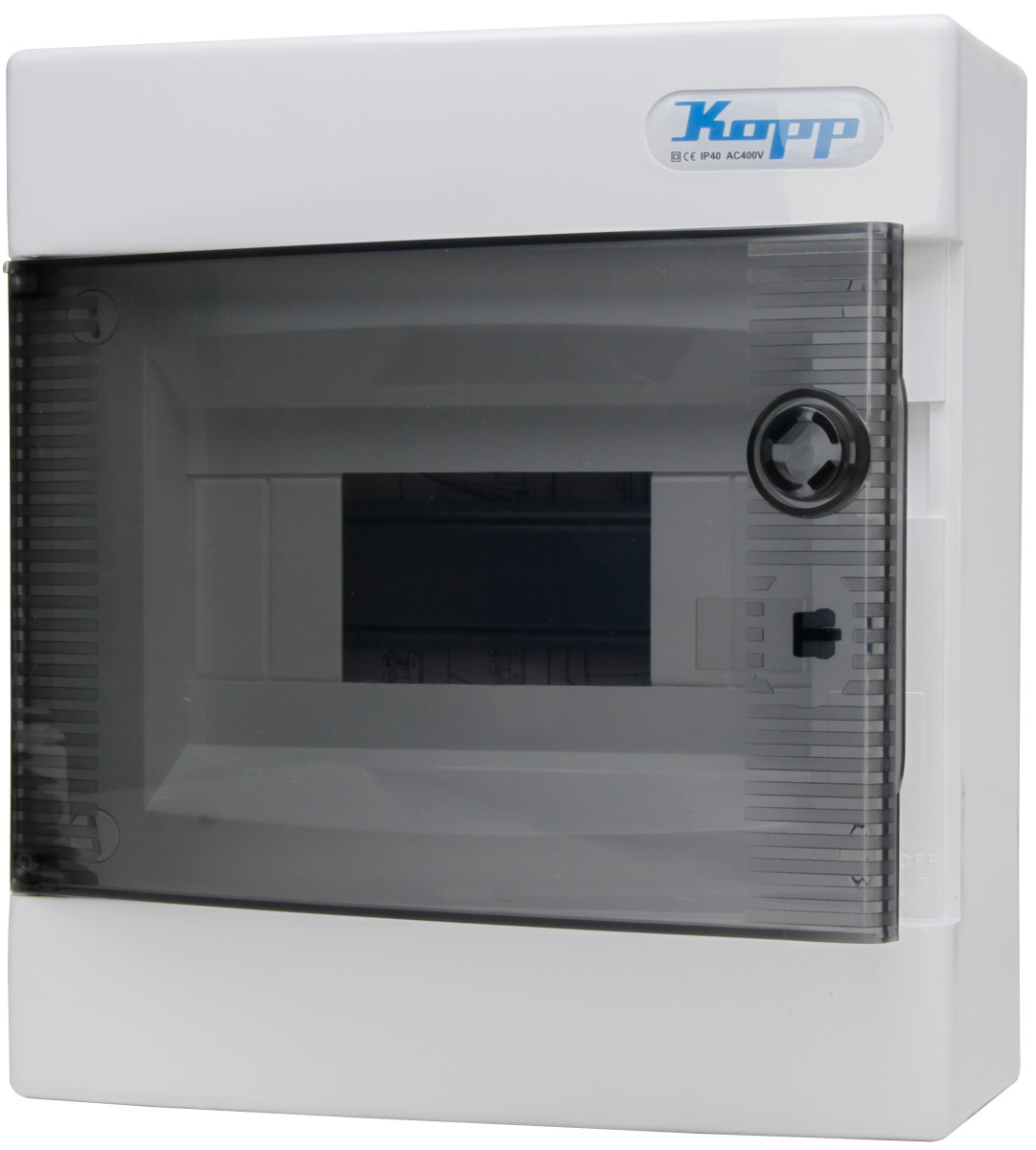 Kopp Verteilerkästen Groepenkast, opb., ip40, 8 pos. grijs/getint