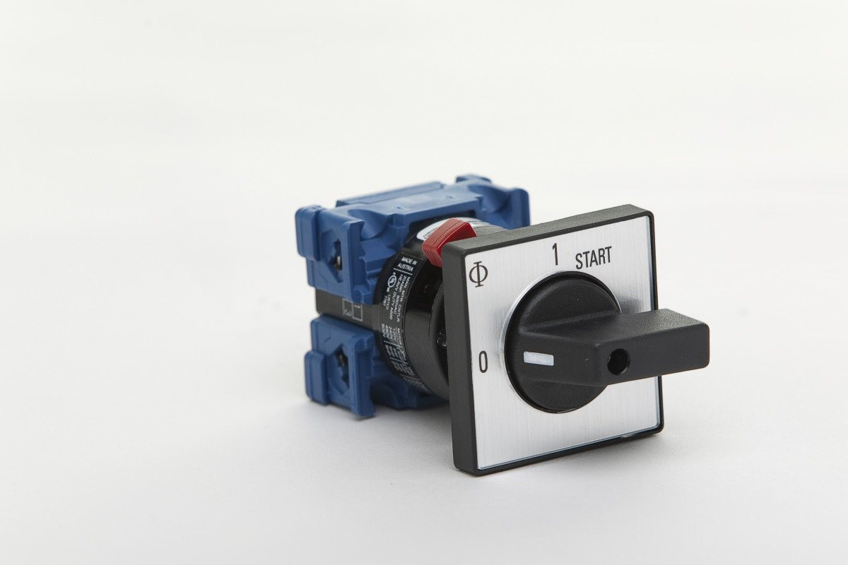 Kraus & Naimer Start stop switch 0-1<start impuls 20a 1pol. galv.gesch. centr. ip66