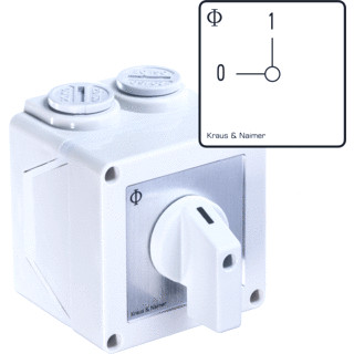 Kraus & Naimer A/U 20A 2P 90 0-1 OPB IP65