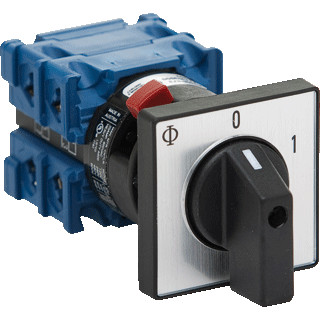 Kraus & naimer aan/uitschak. 20a 3 polig 60° 0-1 frontinb. centraal ip66