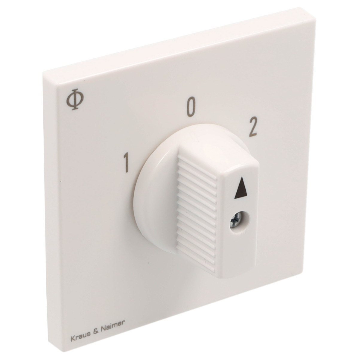 Kraus & Naimer Changeover switch Omschakelaar 20a 2pol 60° 1-0-2 ip40