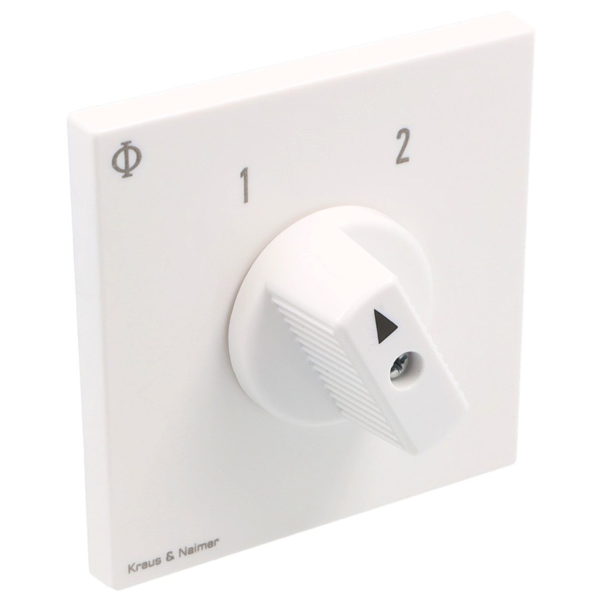 Kraus & Naimer Changeover switch Omschakelaar 20a 2pol 60° 1-2 ip40