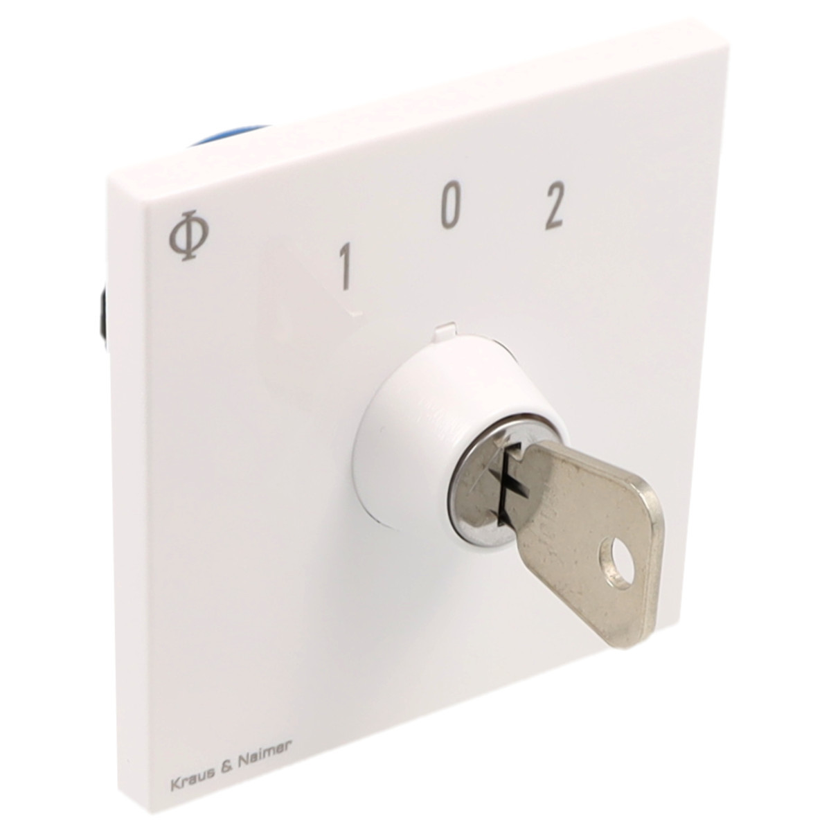 Kraus & Naimer Changeover switch Sleutelschakelaar 20a 1pol 30° 1-0-1 ip40