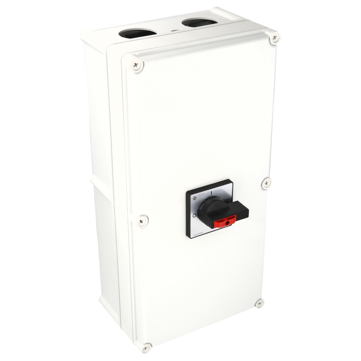 Kraus & Naimer Hauptschalter Werkschakelaar 25a 4pol 90° 0-1 bodemmon. 4-gats ip40