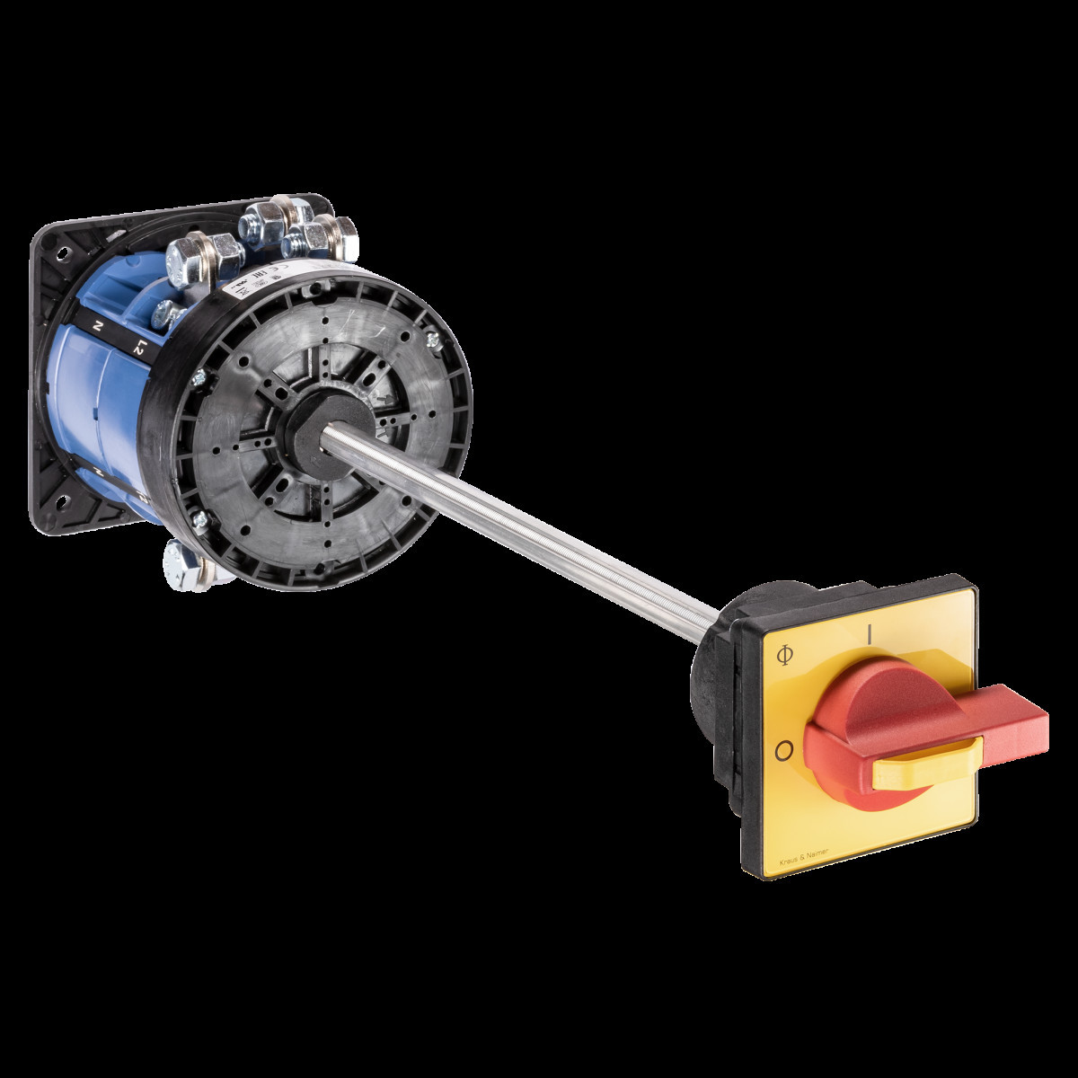 Kraus & Naimer Hauptschalter Werkschakelaar 315a 3pol 90° 0-1 bodemmon. 4-gats ip40