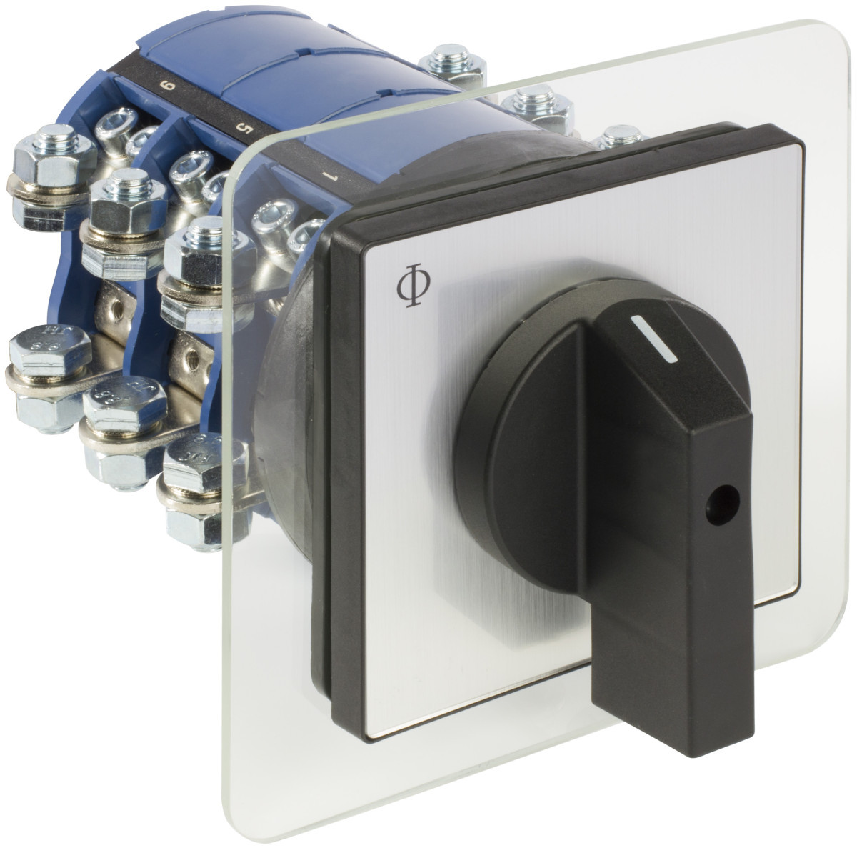 Kraus & Naimer Hauptschalter Werkschakelaar 315a 3pol 90° 0-1 ip40.