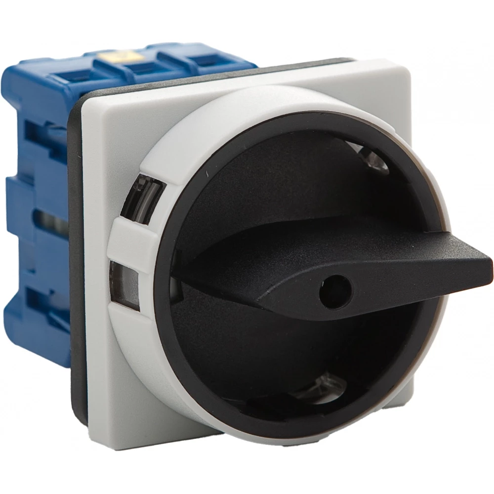 Kraus & Naimer Hauptschalter Werkschakelaar 32a 3pol 90° 0-1 frontinb. 4-gats bev. ip66/67