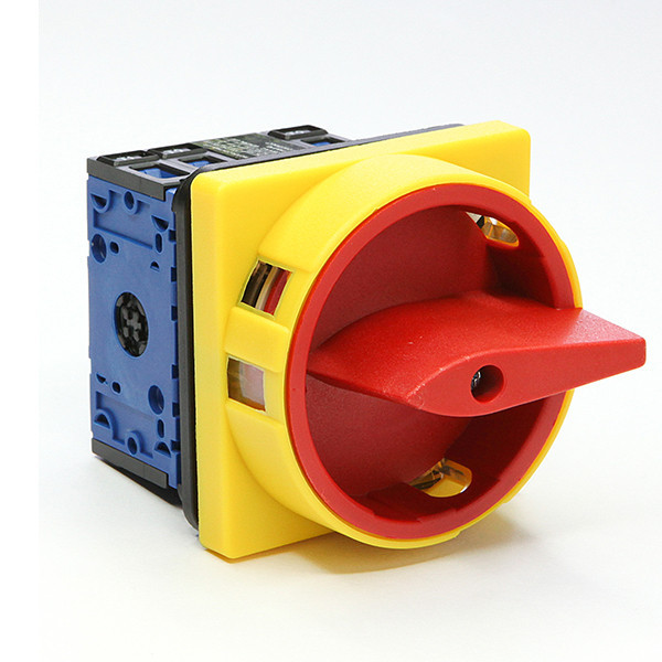 Kraus & Naimer Lastscheider Nood/Uitschak. 3pol. 0-1 20a 4 gats. ip66 verg. R/G.