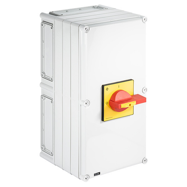 Kraus & Naimer Hauptschalter Nood/Uitschak. 3polig 0-1 250a opbouw ip65 verg. GR. R/G + 1no/1NC