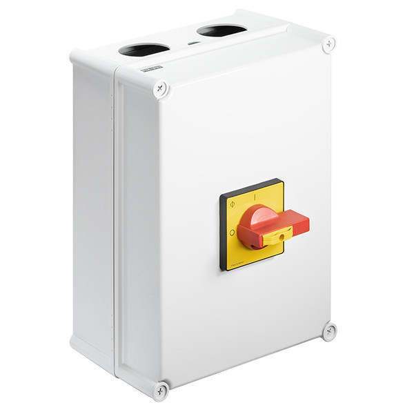 Kraus & Naimer Hauptschalter Nood/Uitschak. 6pol. 0-1 160a opbouw ip66/67 verg. GR. R/G