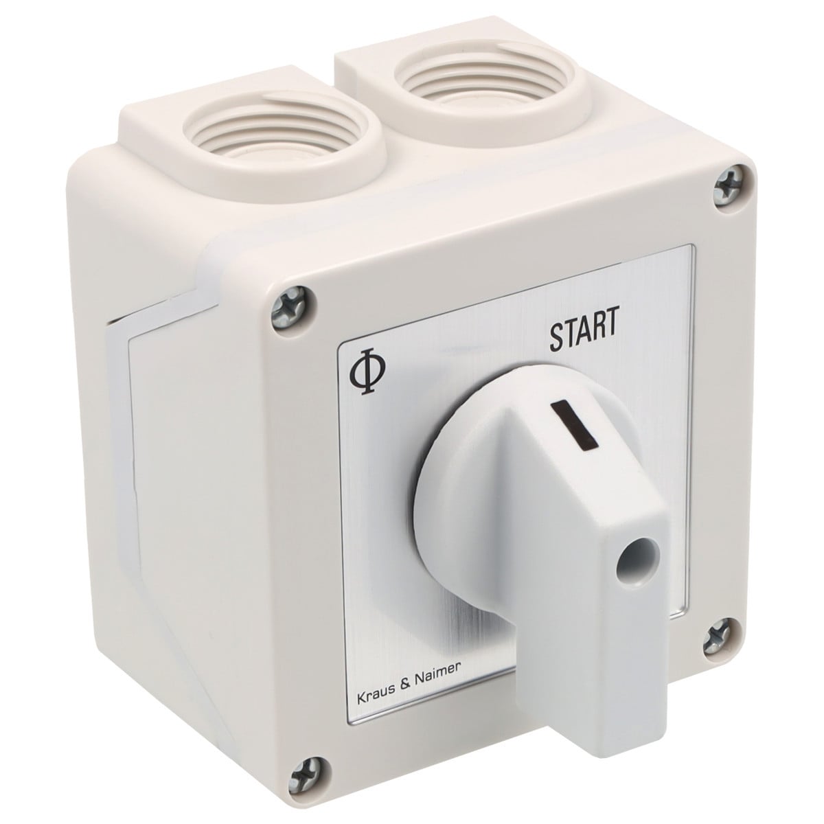 Kraus & Naimer Momentary start switch Start Impuls 20a 30° start in behuizing ip42