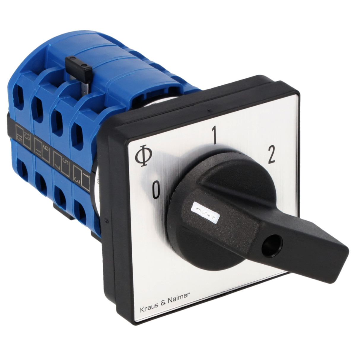 Kraus & Naimer Motor switch Dahlanderschak. 20a 60° 0-1-2 frontinb. 4-gats bev. ip40
