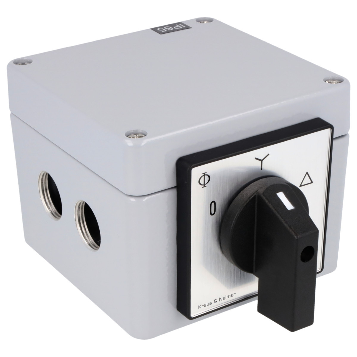 Kraus & Naimer Motor switch Dahlanderschak. 20a 60° 1-0-2 in behuizing ip65