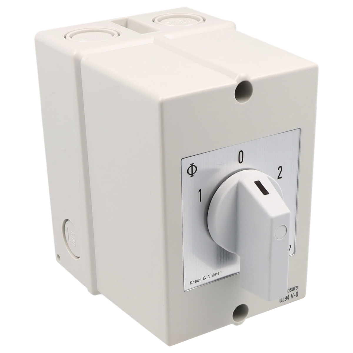 Kraus & Naimer Motor switch Dahlanderschak. 25a 60° 1-0-2 in behuizing ip66/67