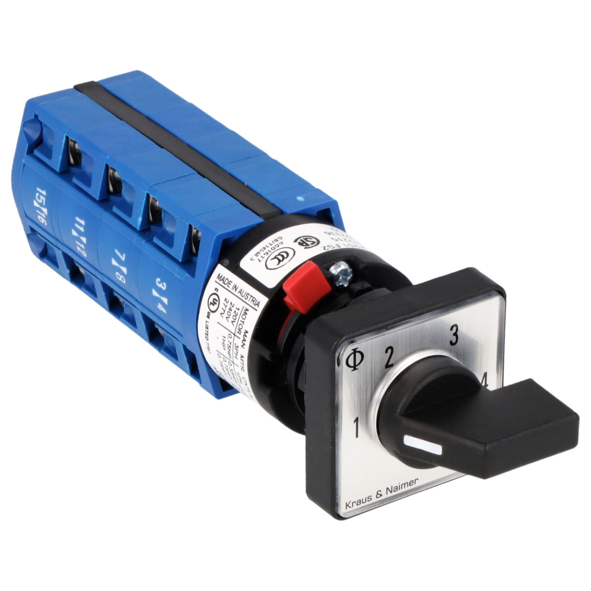 Kraus & Naimer Multi-step switch Stappenschakelaar 1-4