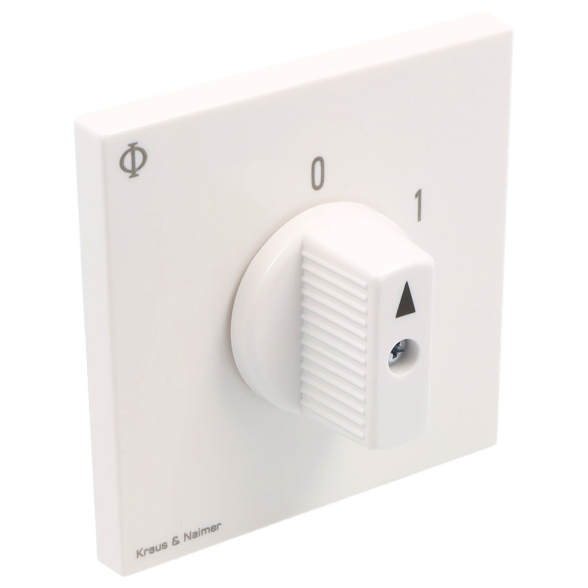 Kraus & Naimer ON/OFF switch Aan/Uitschak. 20a 2pol 60° 0-1 ip40