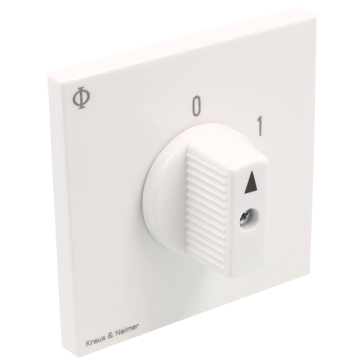 Kraus & Naimer ON/OFF switch Aan/Uitschak. 25a 1pol 60° 0-1 ip40