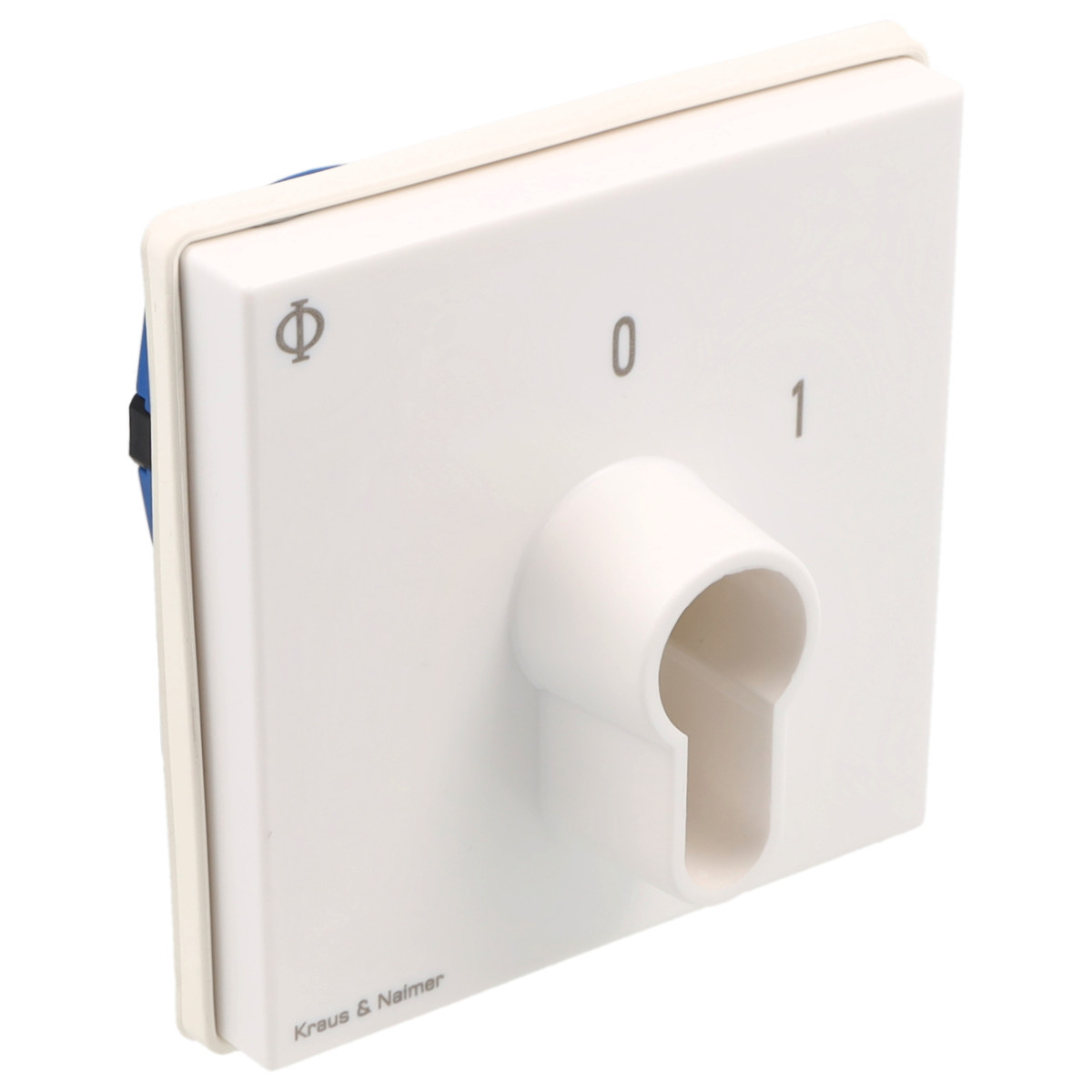 Kraus & Naimer ON/OFF switch Sleutelschakelaar 25a 1pol 90° 0-1 ip40