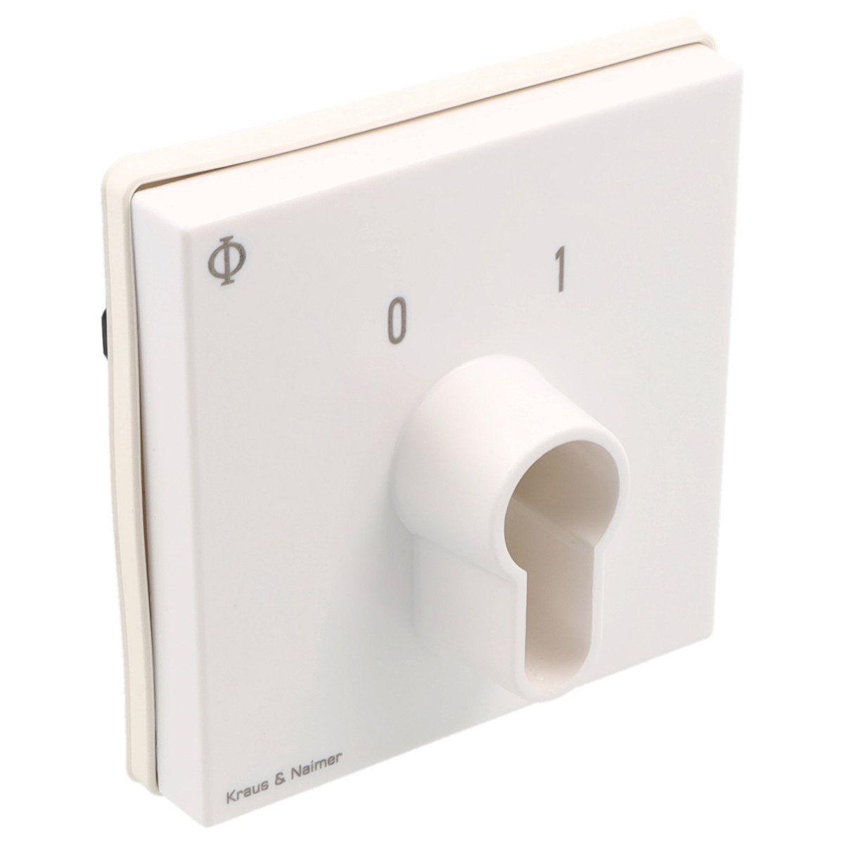 Kraus & Naimer ON/OFF switch Sleutelschakelaar 25a 2pol 30° 0-1 ip40