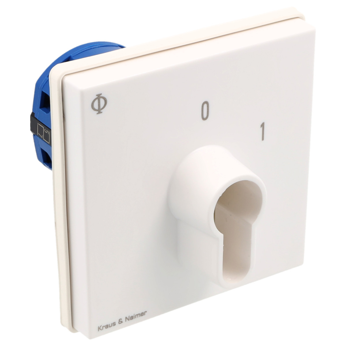Kraus & Naimer ON/OFF switch Sleutelschakelaar 25a 3pol 30° 0-1 ip40