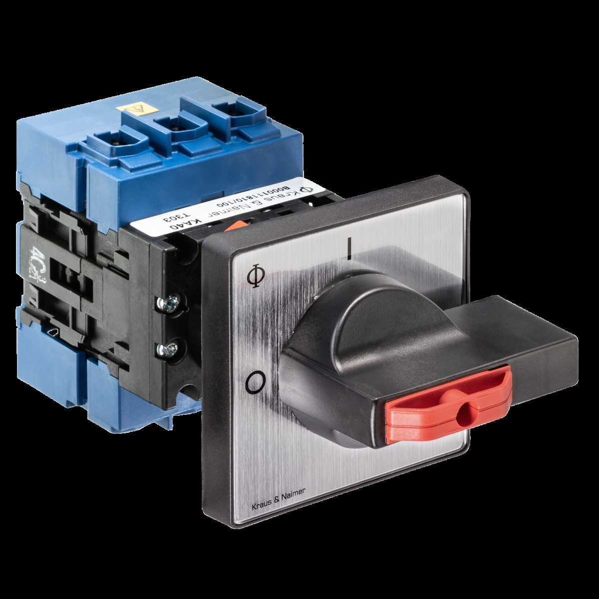 Kraus & Naimer ON/OFF switch Werkschakelaar 63a 3pol 90° 0-1 ip66/67/69K