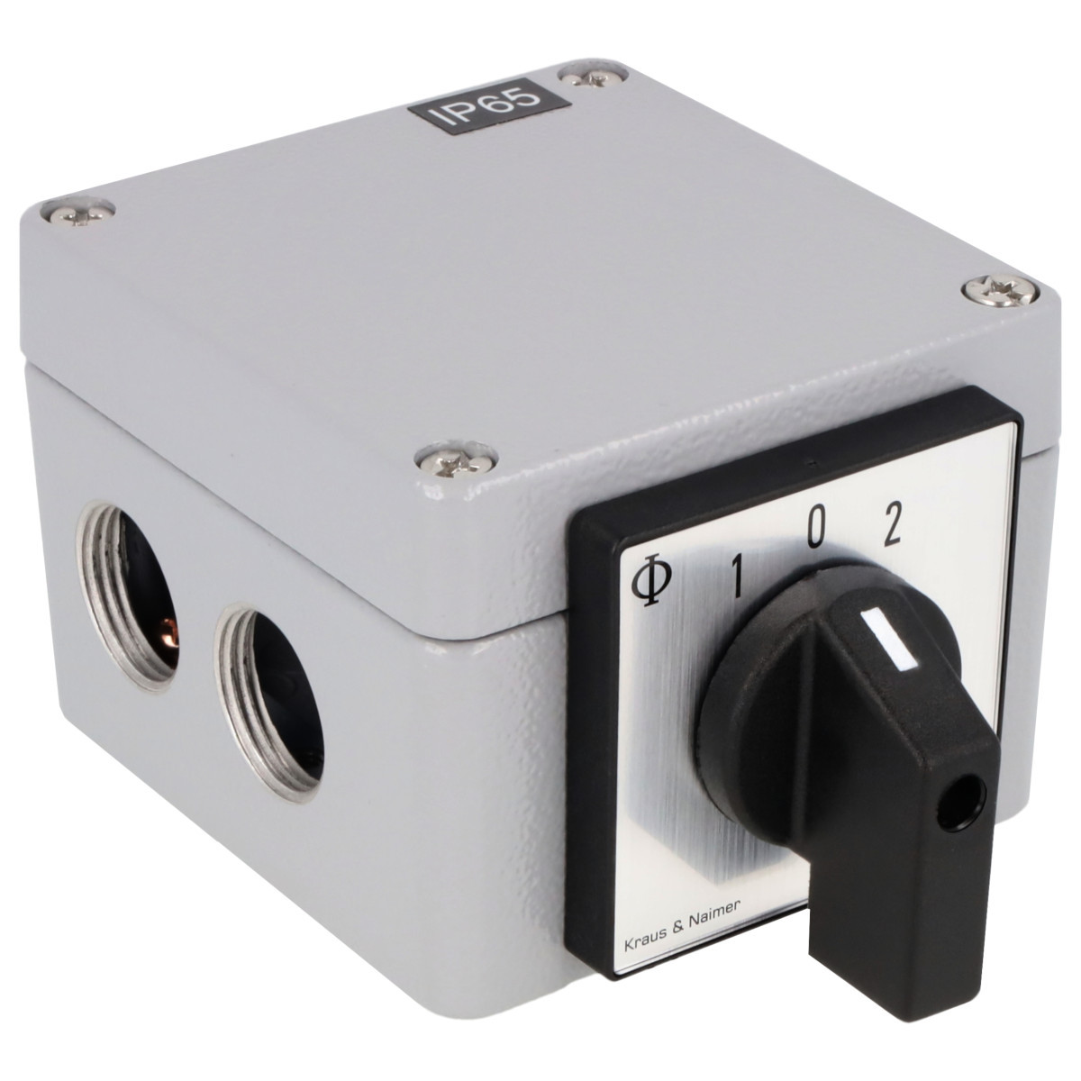 Kraus & Naimer Reversing changeover switch Motoromkeerschakelaar 20a 3pol 30° 1-0-1 ip65