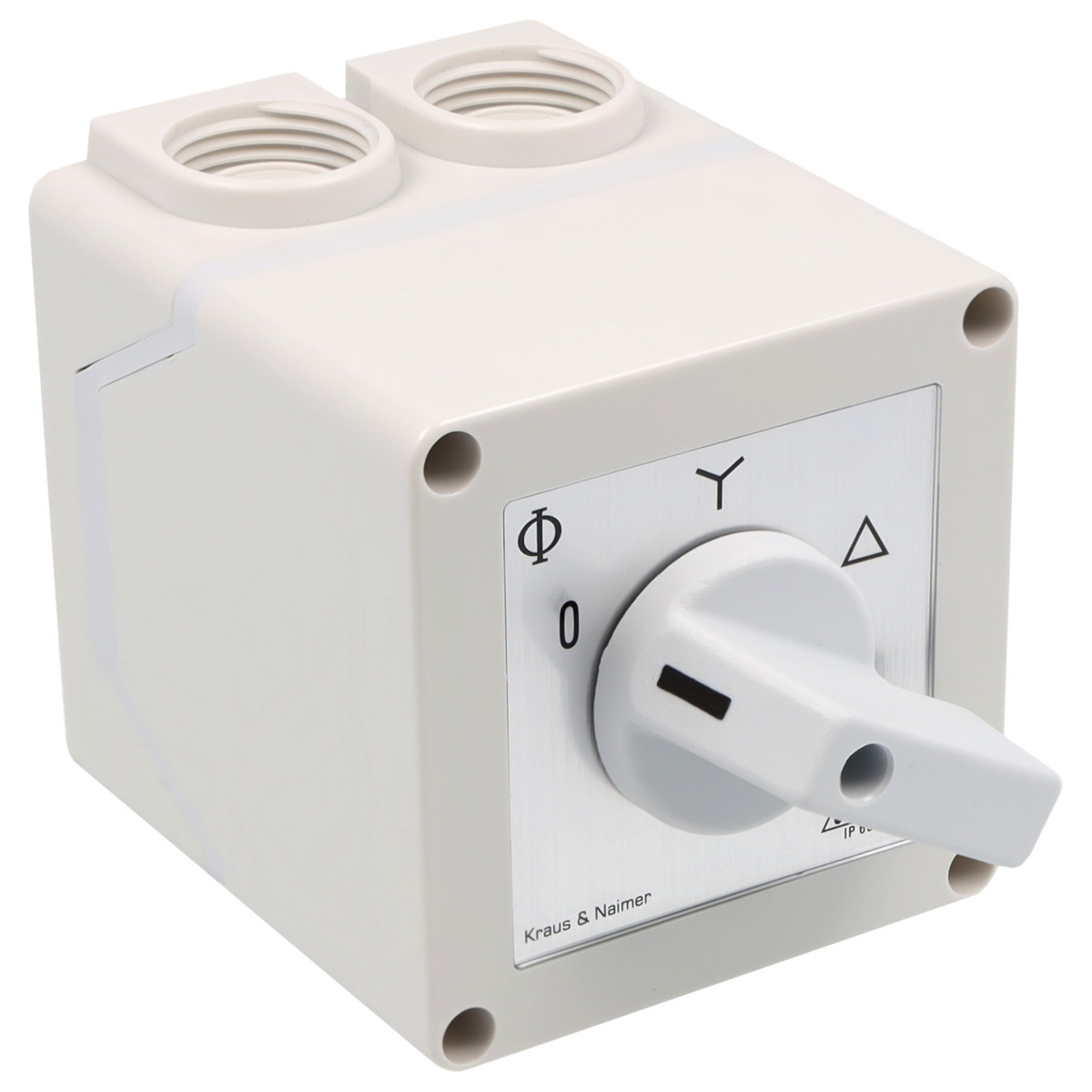 Kraus & Naimer Star-delta switch Ster-Driehoekschakelaar 20a 60° 0-ster-driehoek in behuizing ip42
