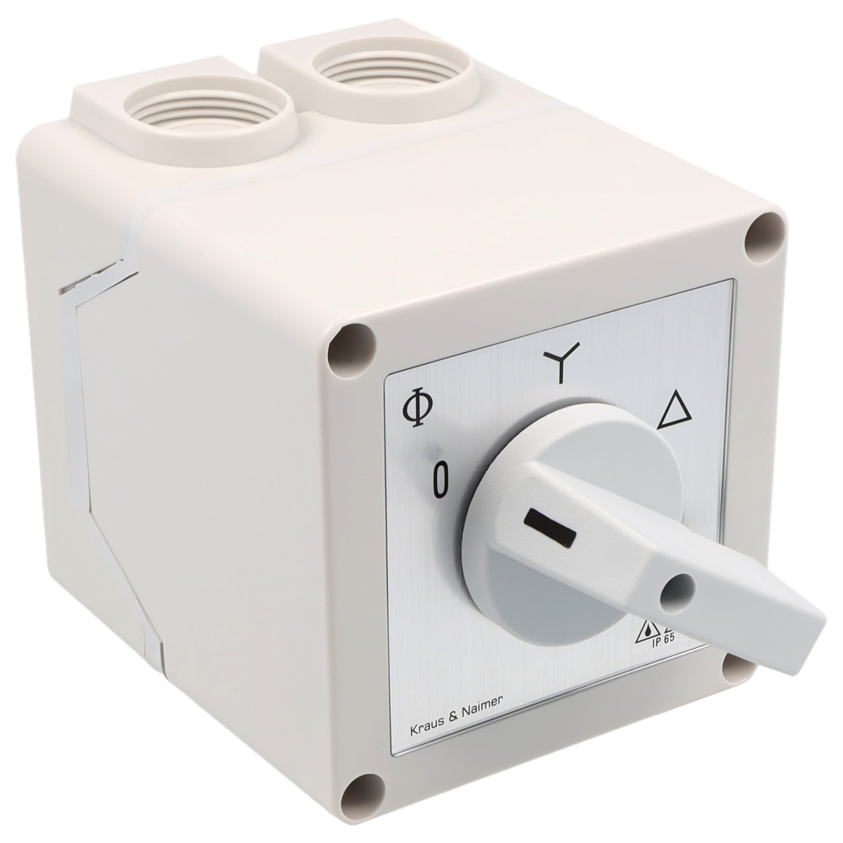 Kraus & Naimer Star-delta switch Ster-Driehoekschakelaar 25a 60° 0-ster-driehoek in behuizing ip42