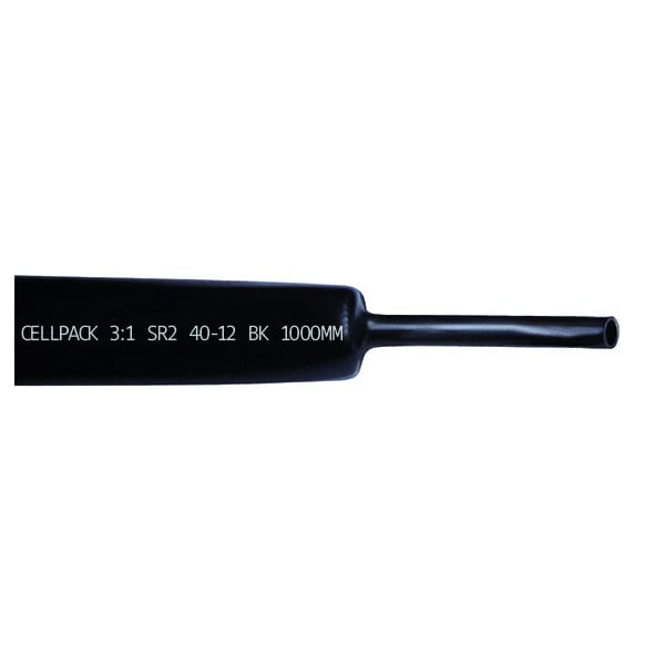Krimpbuis Dikw. krimpverh. 3 : 1 - SR2/40-12/zwart/1000MM/VP10