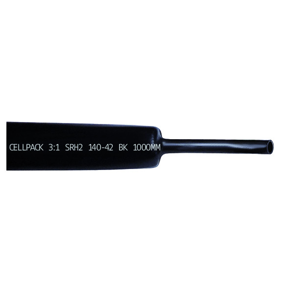 Krimpbuis Dikw. krimpverh. 3 : 1 - SRH2/140-42/zwart/1000MM/VP5